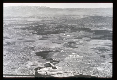 aerial view Orange County 1958