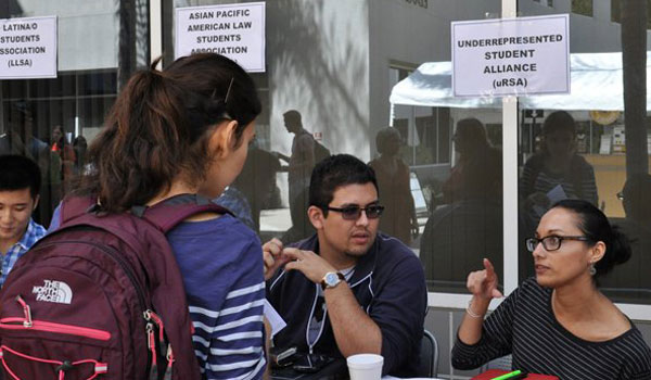 Students at Involvement Fair