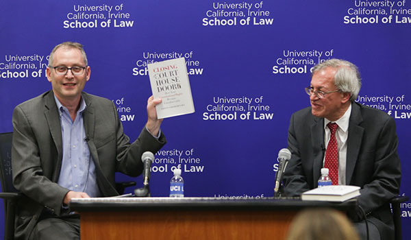 Prof. Hasen and Dean Chemerinsky at book talk
