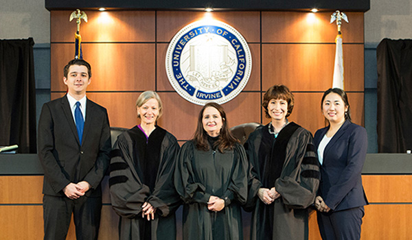 finalists and judges Moot Court 2016