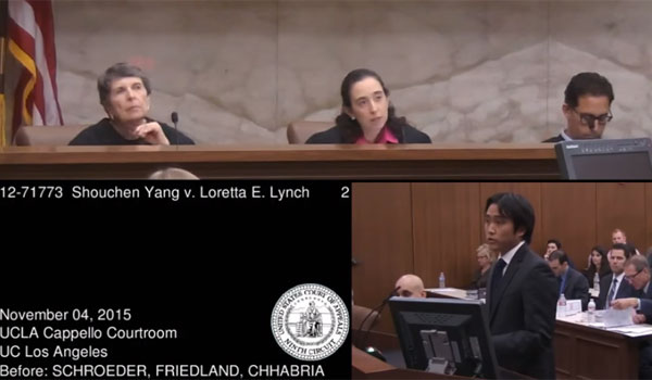 Students Ron Park, Emily Cross argue before 9th Circuit judges