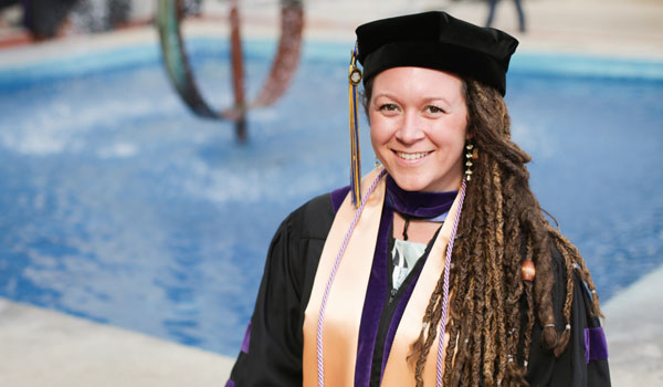 Jordan Aiken at Commencement 2016