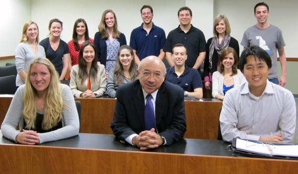 Judge Edwards with students