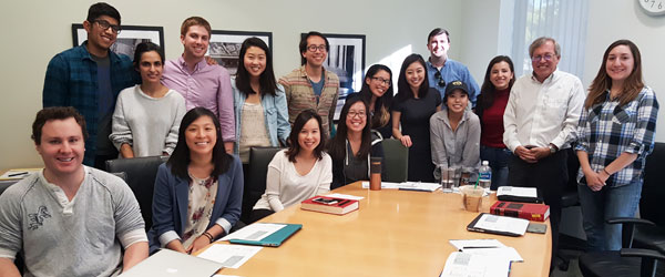 PILF board members with Dean Chemerinsky