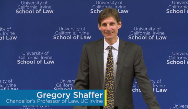 Chancellor’s Professor Lecture by Gregory Shaffer